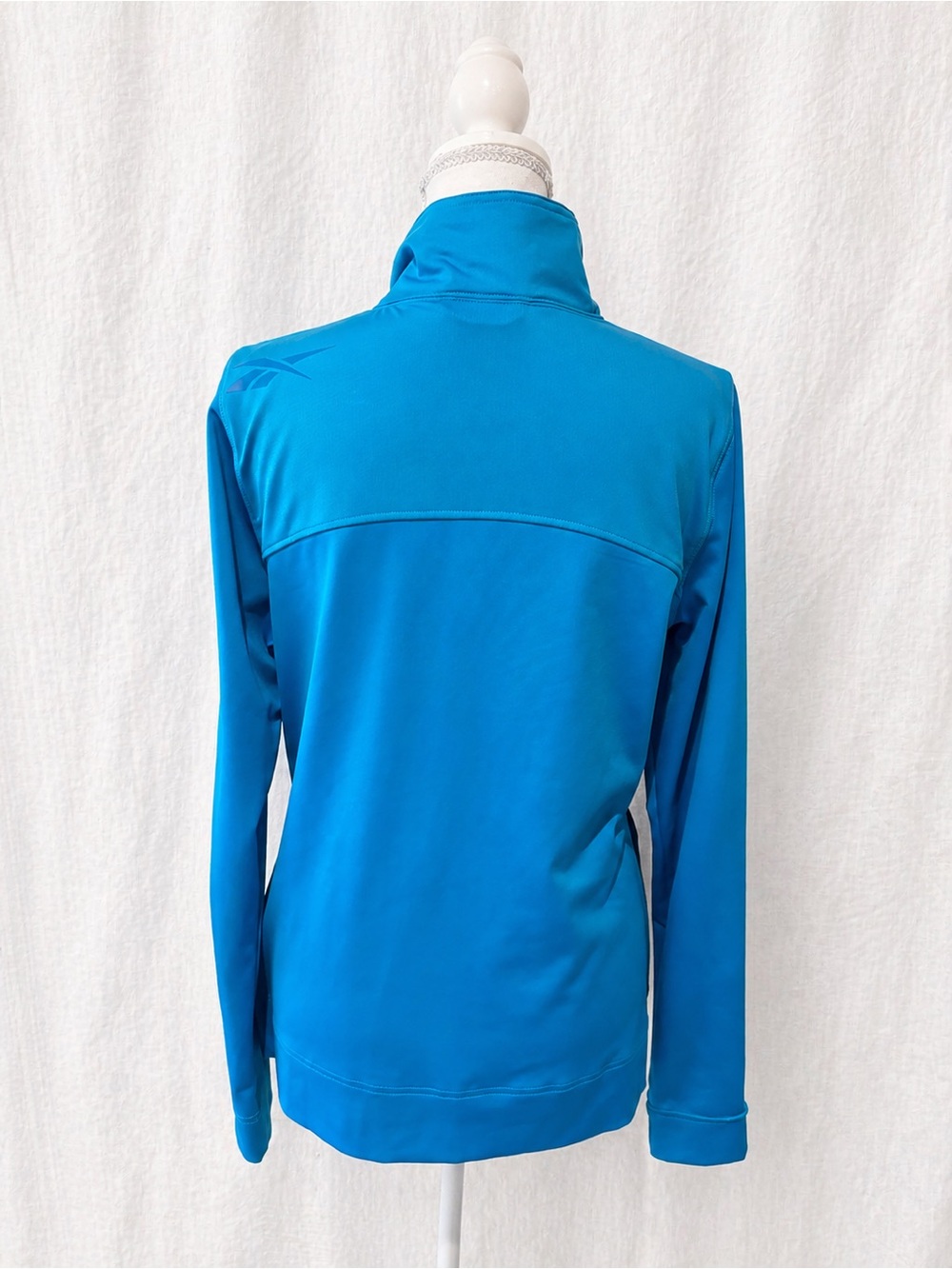 Reebok Women’s Zip-Front Jacket in Bright Blue - Picture 2 of 2